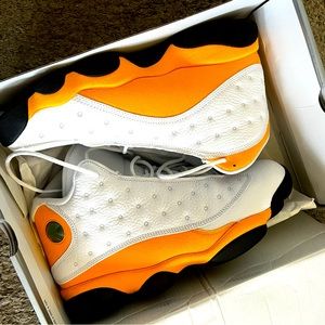 Retro Jordan 13s for sale. Worn once